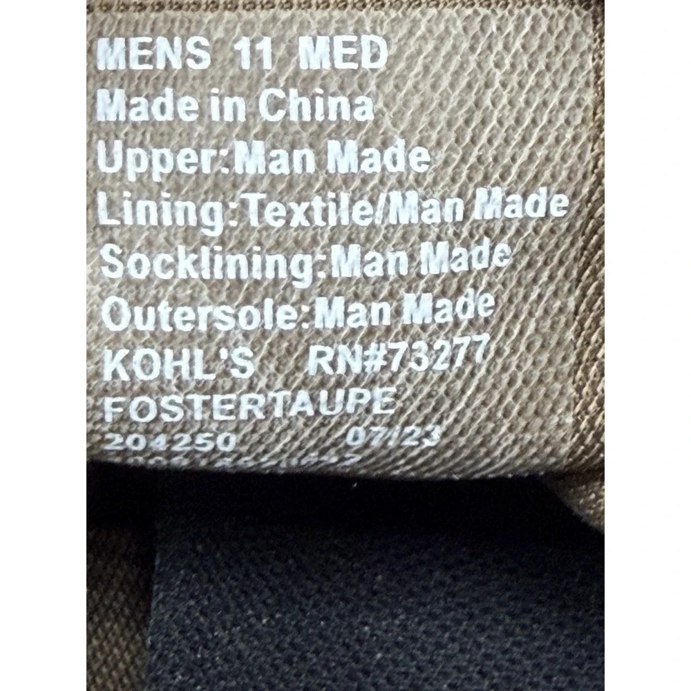 Sonoma Fostertaurе Boots Men Size‎ 11 Brown Chukka Casual Shoes